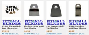 oscillating multi-tool blades