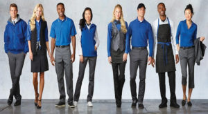 sales and service staff uniforms