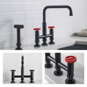 black faucet