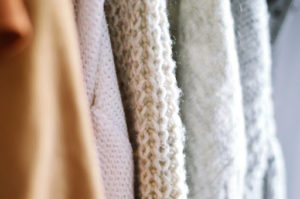 printed rib knit